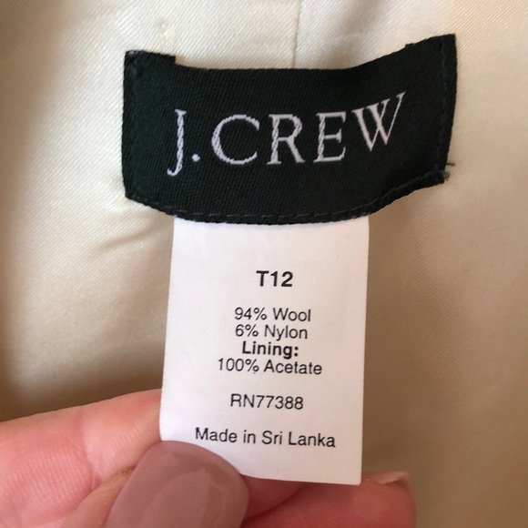 EUC. J crew single breasted wool top coat. - Picture 2 of 7